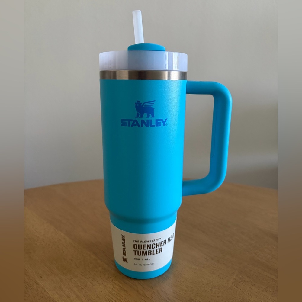 BRAND NEW Stanley Blue Quencher H20 Tumbler with Handle and Straw Lid